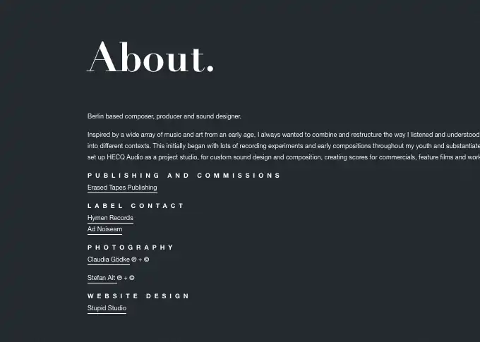 Serif website font